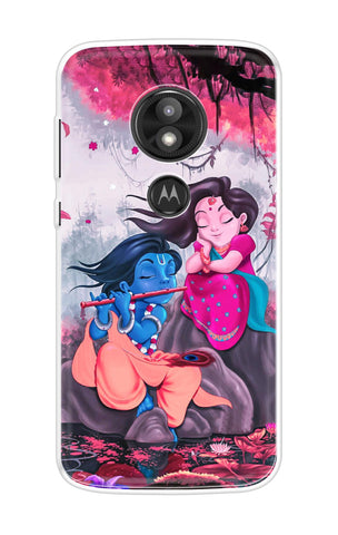 Radha Krishna Art Motorola Moto E5 Play Back Cover
