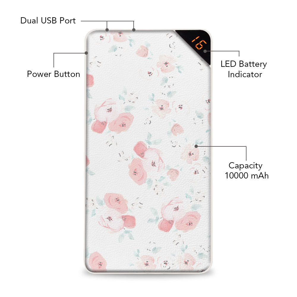 Spring Floral 10000 mAh Universal Power Bank