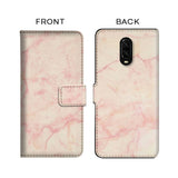 Rose Marble Texture Flip Case for OnePlus