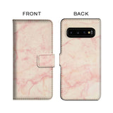 Rose Marble Texture Flip Case for Samsung