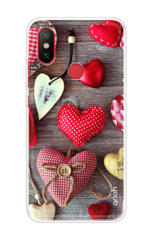 Valentine Hearts Xiaomi Mi A2 Back Cover