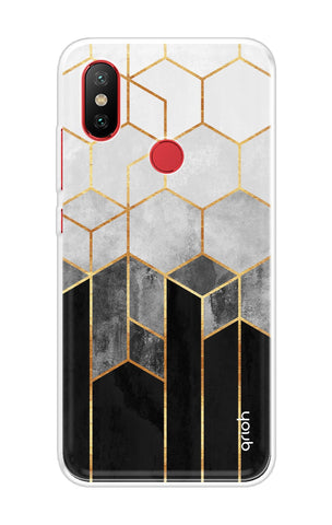 Hexagonal Pattern Xiaomi Mi A2 Back Cover
