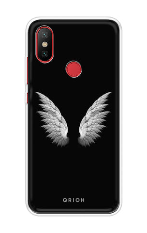 White Angel Wings Xiaomi Mi A2 Back Cover