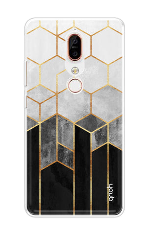 Hexagonal Pattern Nokia X6 Back Cover