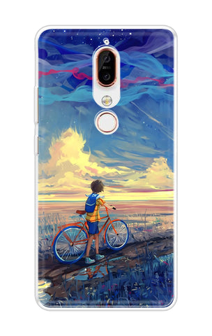 Riding Bicycle to Dreamland Nokia X6 Back Cover