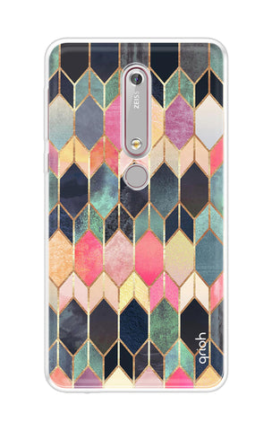 Shimmery Pattern Nokia 6.1 Back Cover