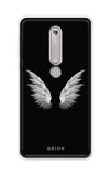 White Angel Wings Nokia 6.1 Back Cover