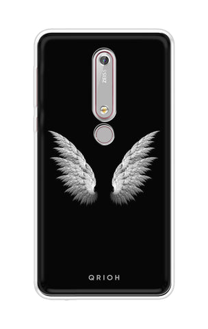 White Angel Wings Nokia 6.1 Back Cover