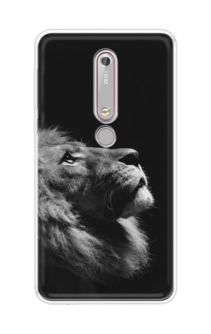 Lion Looking to Sky Nokia 6.1 Back Cover