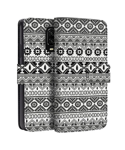 Black & White Pattern OnePlus Flip Cases & Covers Online