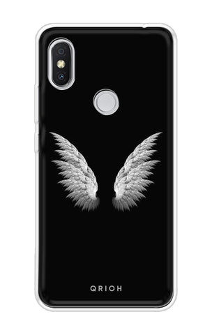 White Angel Wings Xiaomi Redmi Y2 Back Cover