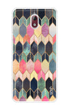 Shimmery Pattern Nokia 3.1 Back Cover