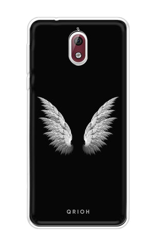 White Angel Wings Nokia 3.1 Back Cover