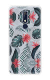 Retro Floral Leaf Nokia 5.1 Back Cover