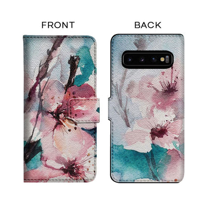 Colorful Cherry Blossom Flip Case for Samsung