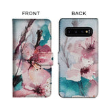 Colorful Cherry Blossom Flip Case for Samsung
