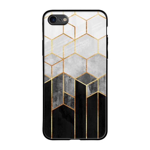 Tricolor Pattern iPhone 6 Glass Back Cover Online