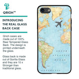 Travel Map Glass Case for iPhone 6