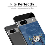 Kitty In Pocket Glass Case for Google Pixel 6a
