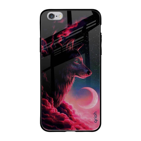 Moon Wolf Apple iPhone 6 Glass Cases & Covers Online
