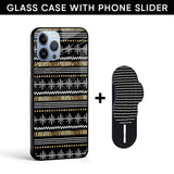 Hamilton Christmas Glass case with Slider Phone Grip Combo