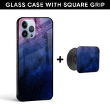 Dreamzone Glass case with Square Phone Grip Combo