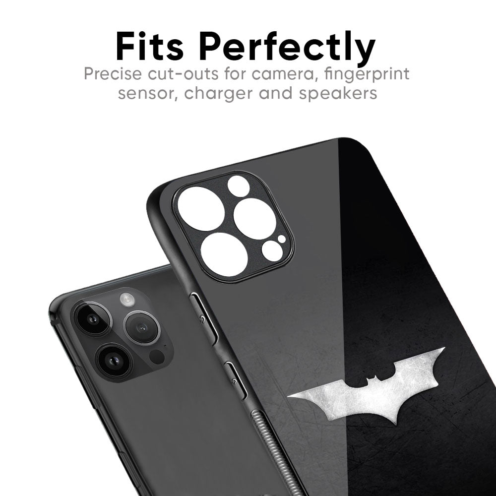 Super Hero Logo Glass Case for iPhone XS Max