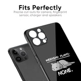 Weekend Plans Glass Case for iPhone 8 Plus