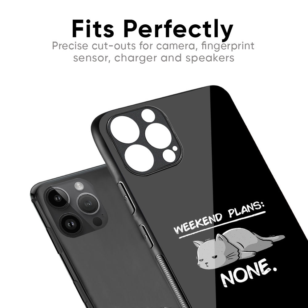 Weekend Plans Glass Case for iPhone XS Max