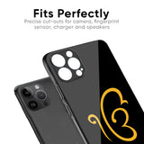Luxury Fashion Initial Glass Case for iPhone XS