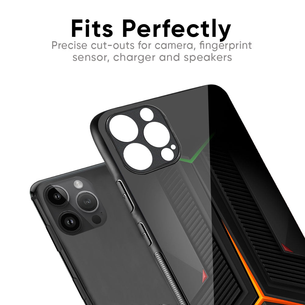 Modern Ultra Chevron Glass Case for iPhone XS Max