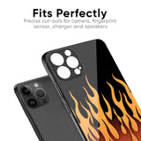 Fire Flame Glass Case for iPhone XS Max
