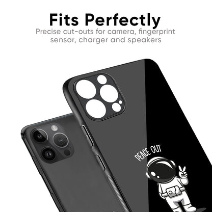 Peace Out Astro Glass Case for iPhone XS Max