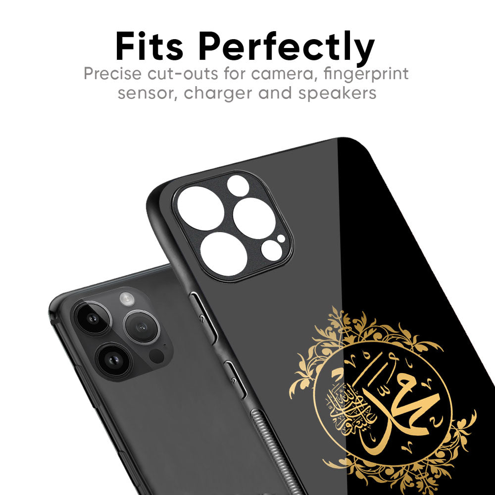 Islamic Calligraphy Glass Case for iPhone XS Max