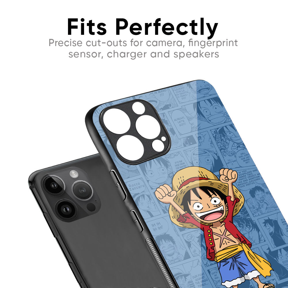 Chubby Anime Glass Case for iPhone XS Max