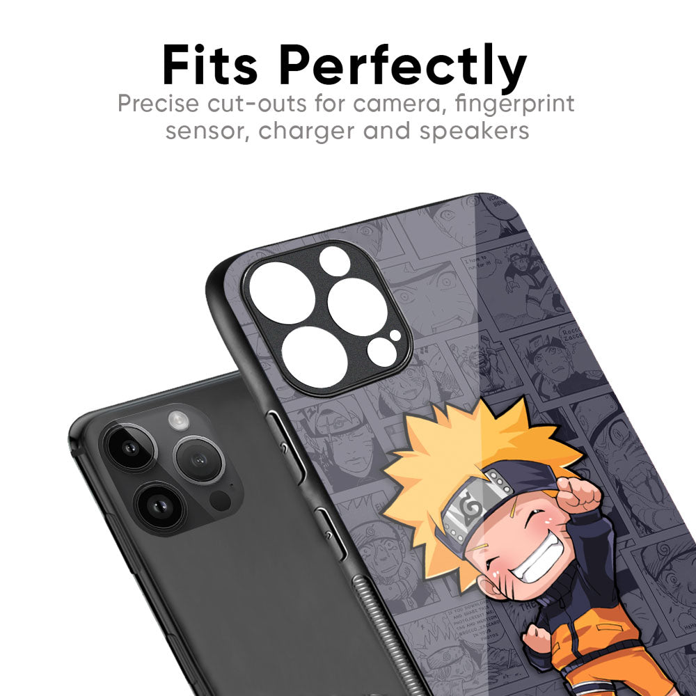 Orange Chubby Glass Case for iPhone XS Max