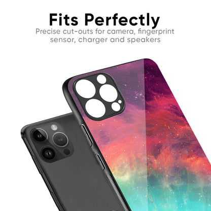 Colorful Aura Glass Case for iPhone XS