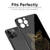 Golden Owl Glass Case for iPhone 15