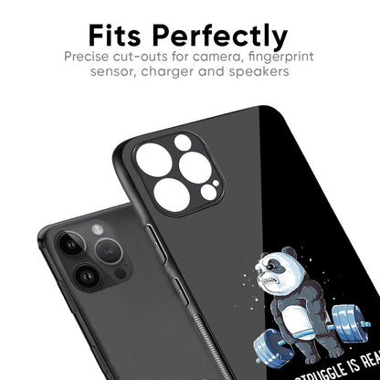 Real Struggle Glass Case for iPhone XS Max