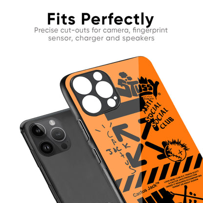 Anti Social Club Glass Case for iPhone XS Max