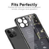 Skeleton Inside Glass Case for iPhone 14 Pro