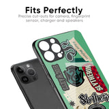 Slytherin Glass Case for iPhone XS