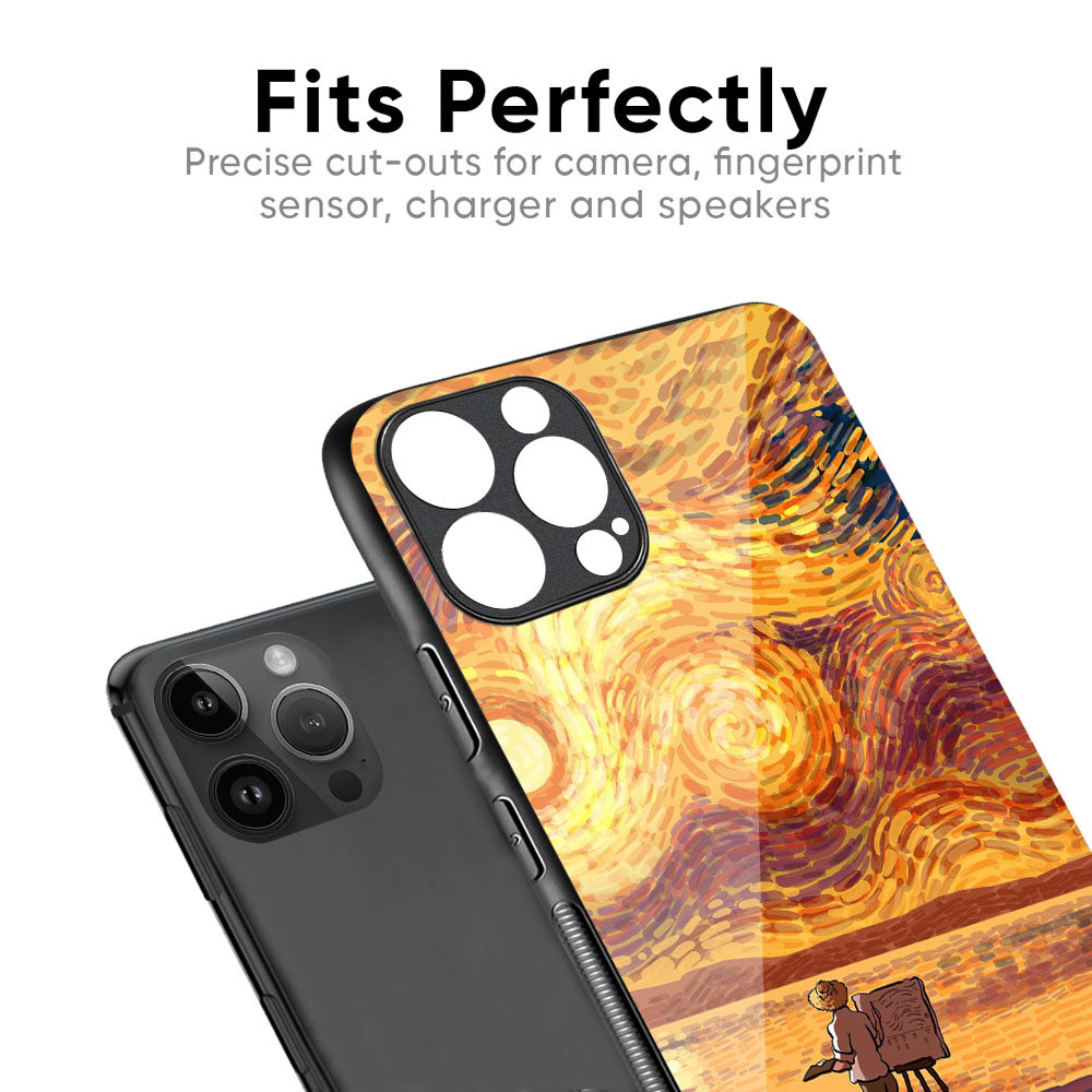 Sunset Vincent Glass Case for iPhone XS Max