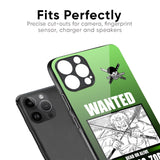 Zoro Wanted Glass Case for iPhone 13