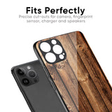 Timber Printed Glass Case for iPhone SE 2020