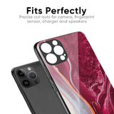 Crimson Ruby Glass Case for iPhone 13