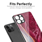 Crimson Ruby Glass Case for iPhone 15 Pro Max