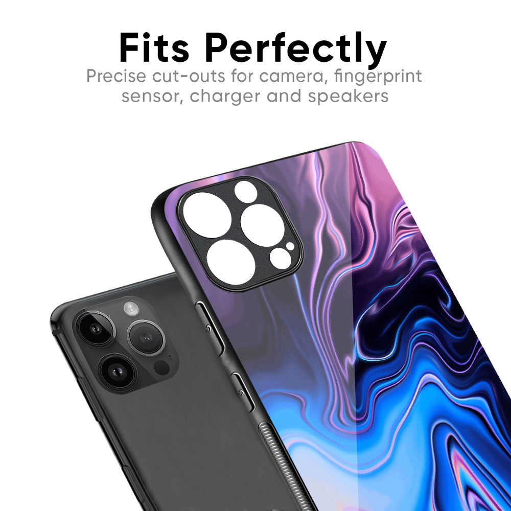 Psychic Texture Glass Case for iPhone 8 Plus