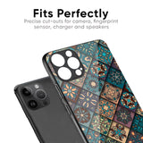 Retro Art Glass Case for iPhone 14 Pro