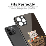 Tea With Kitty Glass Case For iPhone 15 Pro
